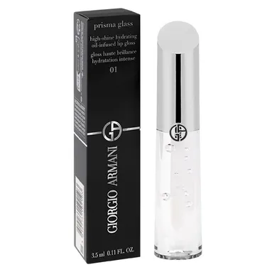 Giorgio Armani, Prisma Glass Hydrating Lip Gloss, błyszczyk do ust, nr 01