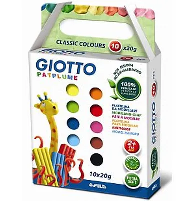 Giotto, Patplume, plastelina, 10 kolorów