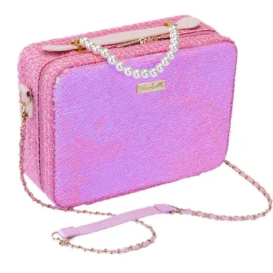 Girabrilla, Maxi, walizka make up, ciemny róż