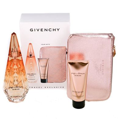 Givenchy, Ange Ou Demon Le Secret, zestaw: woda perfumowana, 100 ml + balsam do ciała, 75 ml + kosmetyczka