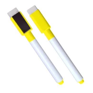 Gline, pisak marker suchościeralny z magnesem, żółty