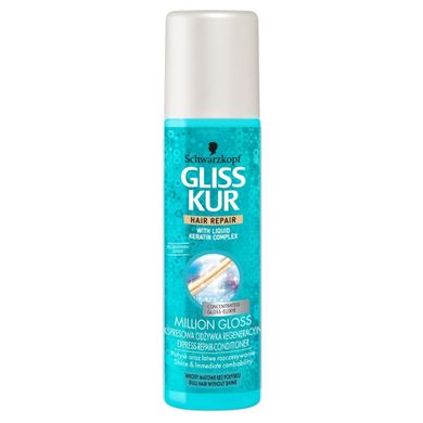 Gliss Kur, Million Gloss, odżywka do włosów, expresowa, 200 ml