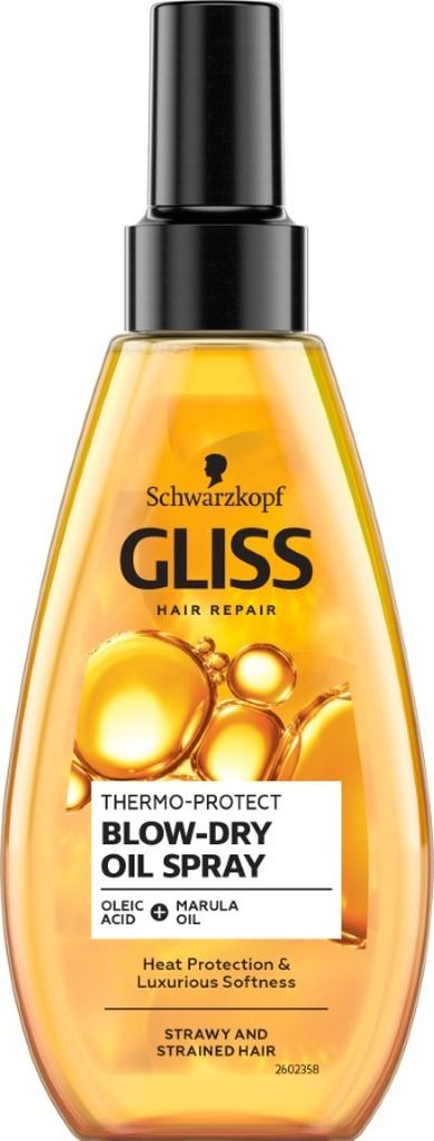 Gliss Kur, Thermo Protect, olejek termoochronny w sprayu, 150 ml