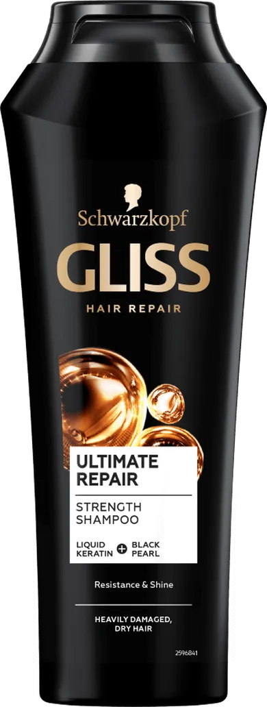 Gliss Kur, Ultimate Oil Elixir Shampoo, szampon do włosów zniszczonych i przesuszonych, 250 ml