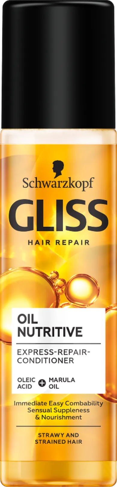 Gliss, Oil Nutritive Express Repair Conditioner, ekspresowa odżywka regeneracyjna do włosów, 200 ml