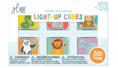 Glo Pals, Zwierzątka, kostki sensoryczne świecące w wodzie, 6 szt.