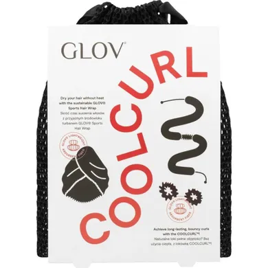 Glov, CoolCurl, zestaw innowacyjna lokówka do włosów + turban do włosów