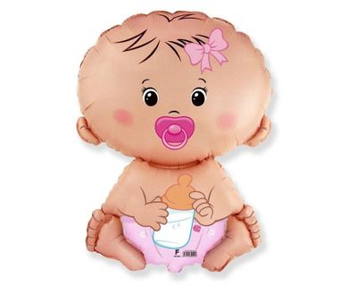 Godan, balon foliowy, bobas dziewczynka, 61 cm