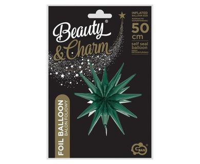 GoDan, balon foliowy, gwiazda 3D, złota, 50-46 cm