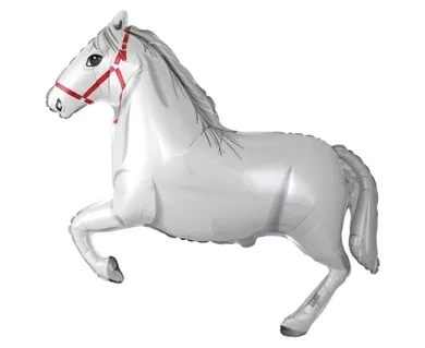 Godan, balon foliowy, koń w galopie biały, 61 cm