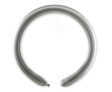 GoDan, balony do modelowania, srebrne, 140 cm, 100 szt.