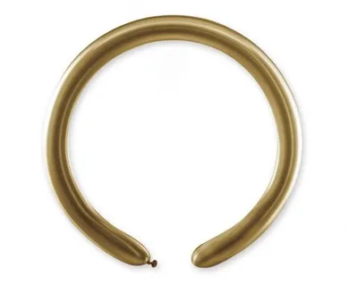 GoDan, balony do modelowania, złote, 100 szt.