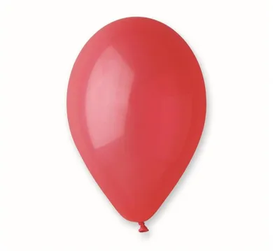 Godan, balony, pastelowe czerwone, 25 cm, 100 szt.