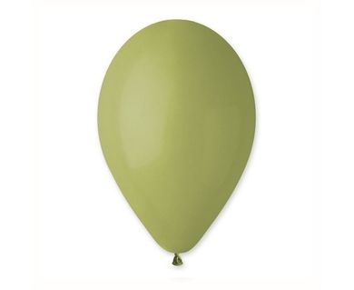 GoDan, balony pastelowe, oliwkowe, 30 cm, 100 szt.