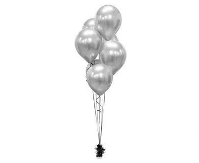 GoDan, balony platynowe, Beauty&Charm, srebrne, 30 cm, 50 szt.