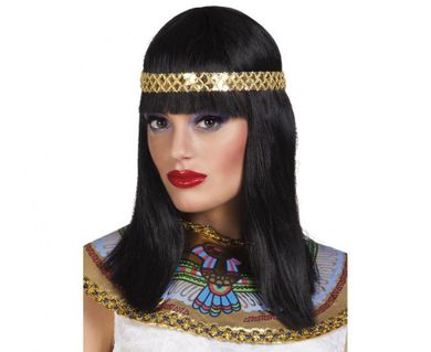 GoDan, Cleopatra, czarna peruka z opaską