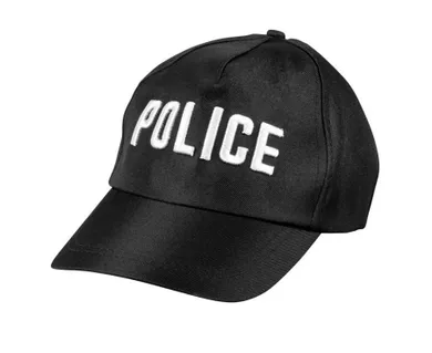 GoDan, czapka z daszkiem, Policja, czarna