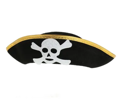 GoDan, kapelusz Pirata, ze złotymi obszyciami, rozmiar S