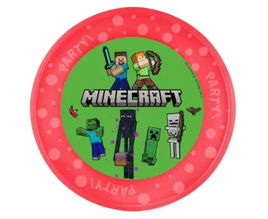 Godan, Minecraft, talerz plastikowy, 21 cm