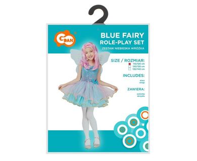 GoDan, Niebieska Wróżka, strój dla dzieci, rozmiar 110/120 cm
