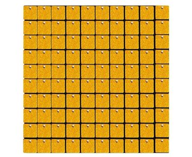 GoDan, panel dekoracyjny, złoty, 30-30 cm