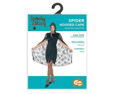 GoDan, peleryna z kapturem dla dorosłych, Pajęczyna, rozmiar uniwersalny