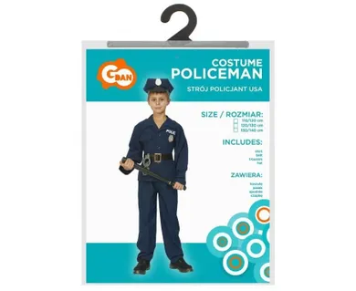 Godan, Policjant USA, strój dla dzieci, rozmiar 110-120 cm