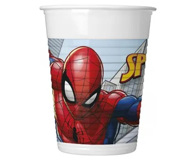 GoDan, Spider-man, kubeczki plastikowe, 200 ml, 8 szt.