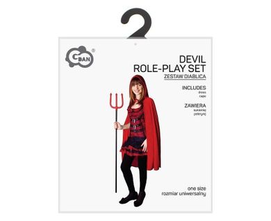 GoDan, strój dla dorosłych, Diablica, rozmiar uniwersalny