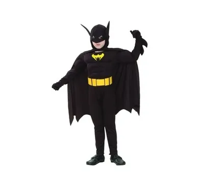 GoDan, strój karnawałowy dla dzieci, Człowiek nietoperz, rozmiar 120-130 cm