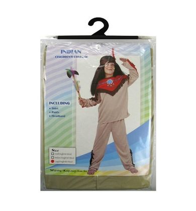 GoDan, strój karnawałowy dla dzieci, Indianin elegant, rozmiar 110-120 cm