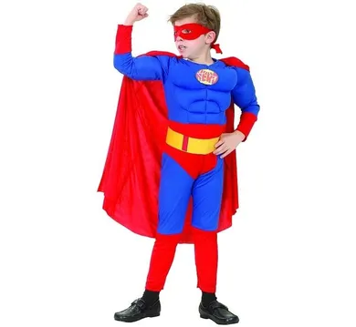 GoDan, superbohater, strój dla dzieci, rozmiar 120/130 cm
