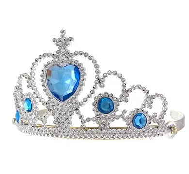GoDan, tiara księżniczki z niebieskimi kamyczkami