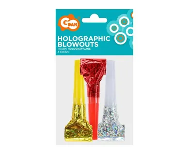 GoDan, trąbki holograficzne, 3 szt.