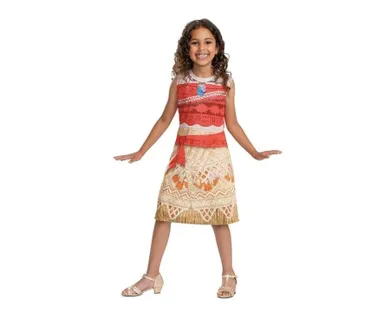 GoDan, Vaiana Basic Princess, strój dla dzieci, rozmiar M, 7-8 lat