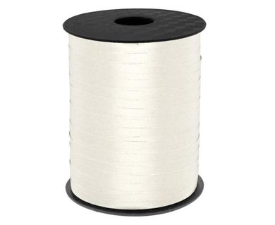 GoDan, wstążka pastelowa, biała, 458m