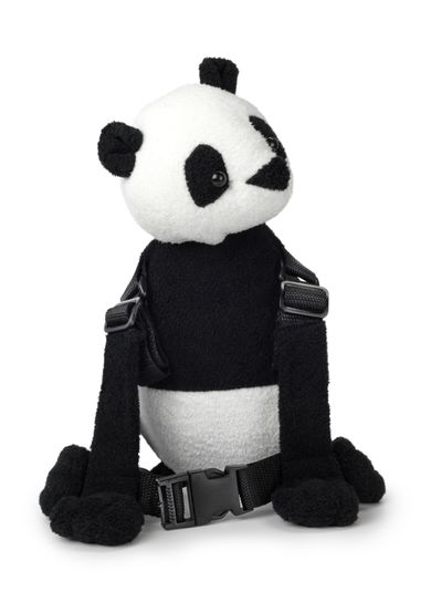 Goldbug, Panda, szelki smycz dla dzieci, z maskotką