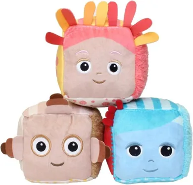 Golden Bear, Dobranocny Ogród, pluszowe kostki sensoryczne, 3 szt.