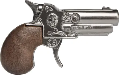 Gonher, mały pistolet pirata, metalowy