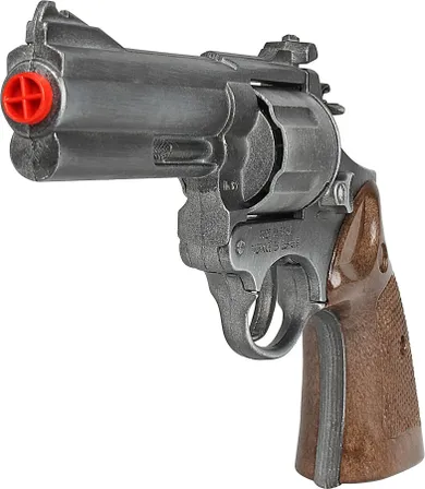 Gonher, pistolet policyjny Gold, metalowy, 12 naboi