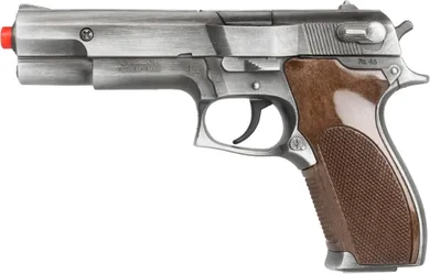 Gonher, pistolet policyjny Gold, metalowy, 8 naboi
