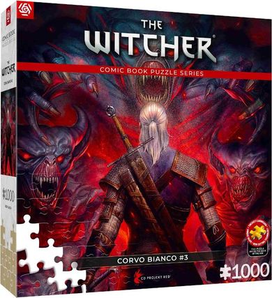 Good Loot, Comic Book, The Witcher, Corvo Bianco, puzzle, 1000 elementów