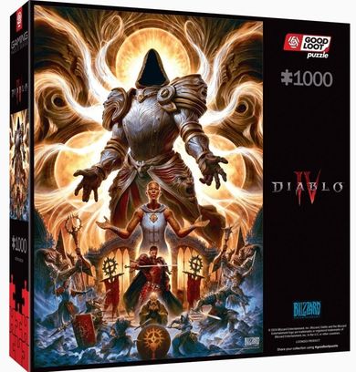 Good Loot, Gaming, Diablo IV, Inarius The Father, puzzle, 1000 elementów