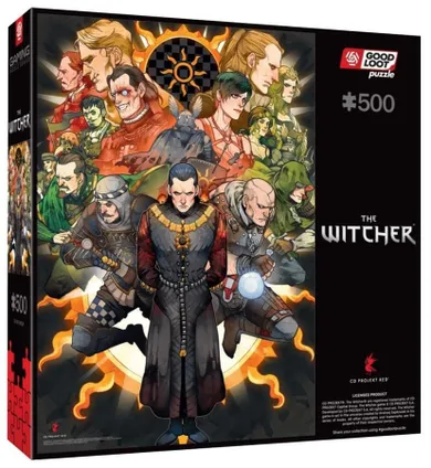 Good Loot, Gaming, The Witcher Nilfgaard, puzzle, 500 elementów
