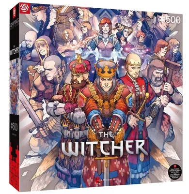 Good Loot, Gaming, The Witcher, Northern Realms, puzzle, 500 elementów