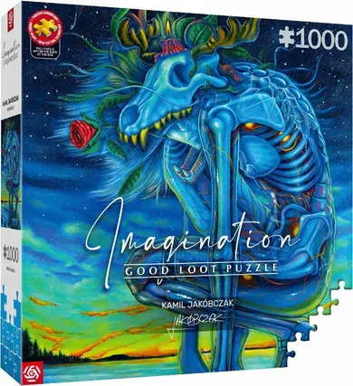 Good Loot, Imagination, Kamil Jakóbczak, Biały Wilk / White Wolf, puzzle, 1000 elementów