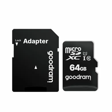 Goodram, karta Micro SDHC, 64GB + adapter