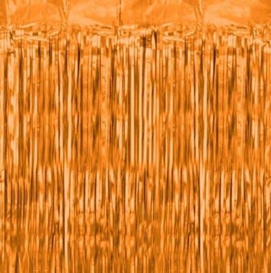 GoParty, kurtyna dekoracyjna, pomarańczowa, 100-200 cm