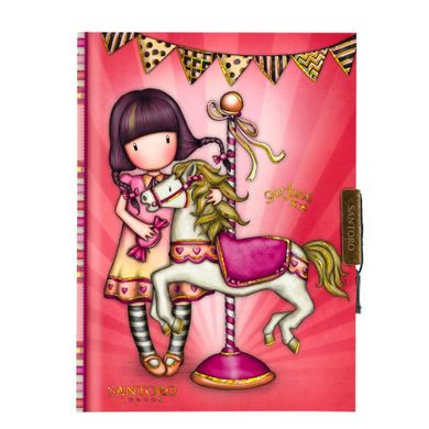 Gorjuss, Fairground, Carousel, zamykany notes, 1 szt.