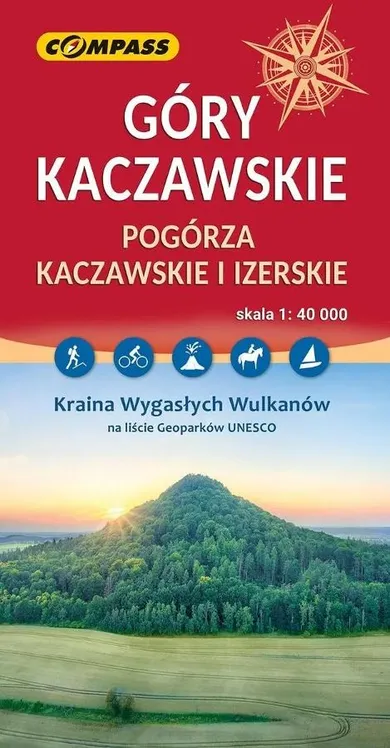 Góry Kaczawskie. Mapa turystyczna w skali 1: 40 000